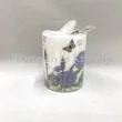 AMB.19109310 Purple Wildflowers átvilágítós gyertya 12x10cm