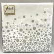 AMB.12508821 Sparkling Dots Silver papírszalvéta 25x25cm, 20db-os