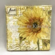 AMB.12509655 Tournesol papírszalvéta 25x25cm, 20db-os