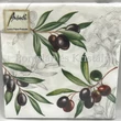 AMB.12509770 Olives papírszalvéta 25x25cm, 20db-os