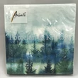 AMB.12511880 Forest Fog papírszalvéta 25x25cm, 20db-os