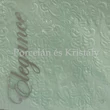 AMB.13307032 Elegance Aqua dombornyomott papírszalvéta 33x33cm, 15db-os
