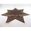 Csillag formájú kis terítő, 30 cm-es