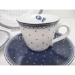 K.C.5176115 Vintage Indigo reggeliző szett, 3 részes 