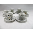 R2S.126CMHA Happy porcelán mokkacsésze szett 6 személyes, 12 részes, díszdobozban