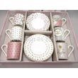 R2S.126CMLO I Love Coffee porcelán mokkacsésze szett 6 személyes, 12 részes, díszdobozban