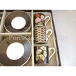 R2S.126ORTL Orientál porcelán mokkacsésze szett 6 személyes, 12 részes, díszdobozban