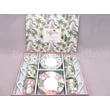 R2S.126WILD Trópusi erdő porcelán mokkacsésze szett 6 személyes, 12 részes, díszdobozban