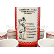 9274/2441 Tűzoltó pálinkás butélia 500 ml, 22x8 cm