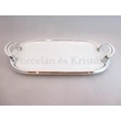 101/3003 Holdfény-Platina Süteményestál 2 füles 5,5x33,5x31 cm
