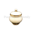 102/6201 Holdfény-arany Teacukortartó + fedő 400 ml, 14x12 cm 