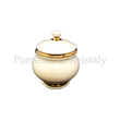 102/6201 Holdfény-arany Teacukortartó + fedő 400 ml, 14x12 cm 