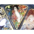 H.C.198-7030 Üvegtál szett 6 részes Klimt képek, 2x32 cm