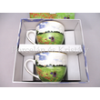 D.G.23336 Porcelán mini-tea szett 2 személyes, 4 részes, Monet: Pipacsmező