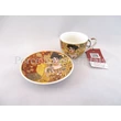 H.C.532-8305 Porcelán Mokkacsésze + alj, Klimt: Adél  