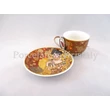 H.C.532-8305 Porcelán Mokkacsésze + alj, Klimt: Adél  