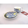H.C.830-8310 Porcelán Mokkacsésze + alj, Van Gogh: Csillagos éj