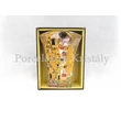 P.P.W3A46-08771 Porcelán váza 20x15x6 cm, Klimt: Csók 