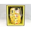 P.P.W3B15-24795 Porcelán váza 20x16x6 cm, Klimt: Csók 