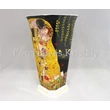 P.P.W4B25-17312 Porcelán váza 28x15,5cm, Klimt: Csók 