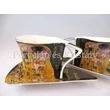 P.P.W8KL334-22352 Porcelán Nonfiguratív mini-tea szett 2 személyes, 6 részes, Klimt: Csók 