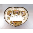 P.P.W5A26-15384 Porcelán mini-tea szett 2 személyes, 9 részes, Klimt: Csók 