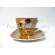 P.P.W6A60-11499 Porcelán mini-tea szett 2 személyes, 6 részes, Klimt: Csók 