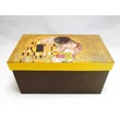 P.P.W7A75-00186 Porcelánbögre oldaltálcával 400 ml, Klimt: Csók 