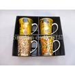 T.L.C.LP94356 Porcelánbögre 4 db-os szett dobozban, 250ml, Klimt