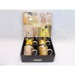 T.L.C.LP94356 Porcelánbögre 4 db-os szett dobozban, 250ml, Klimt