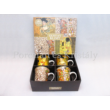 T.L.C.LP94356 Porcelánbögre 4 db-os szett dobozban, 250ml, Klimt