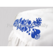 Buggyos táska Kalocsai, fehér-kék 30x35x25cm 