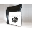 Téglalap alakú táska Matyó, fekete-fehér 35x33x10 cm