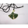 8420 Ginkgo ékszer szett zöld, 2 részes