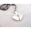 10594/8421 Ginkgo medál piros, 5x4 cm