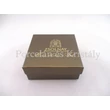 10658 Háromszög csigás ékszer szett 2 részes, zöld eosin