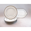 9100/3384 Szendvicskészlet 7 részes fehér-platina