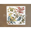 10513/3/8635 Falikép virágos-madaras, 15x15 cm
