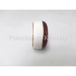 10557/8399 Borgyűrű, bordó 2x4,5 cm 