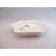 196/207 Hatszögű kínálótál liliom, 3x21x19 cm