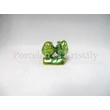 9590 Cinkepár zöld eosin, 6,5x9,5x7 cm