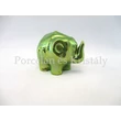 9958 Elefánt Zöld eosin, 7x9,5x6,3 cm