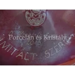 10737/8478 Kéttüzű Eosin Duplafalú váza - Limitált szériás - 22x16,5x15 cm