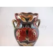 7509 Pipacsos váza többszínű eosin, 24x13x11 cm