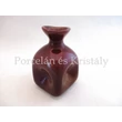 9863 Váza piros eosin, 10x6,5x5,5 cm