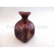9863 Váza piros eosin, 10x6,5x5,5 cm