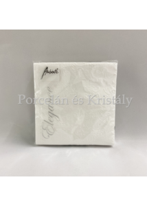 AMB.12504925 Elegance White papírszalvéta 25x25cm, 15db-os