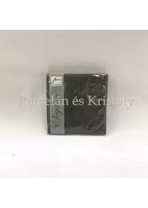 AMB.12504930 Elegance Black papírszalvéta 25x25cm, 15db-os