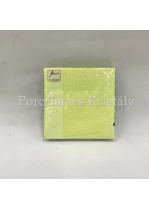AMB.12504931 Elegance light green papírszalvéta 25x25cm, 15db-os