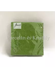 AMB.12504933 Elegance summer green dombornyomott papírszalvéta 25x25cm, 15db-os